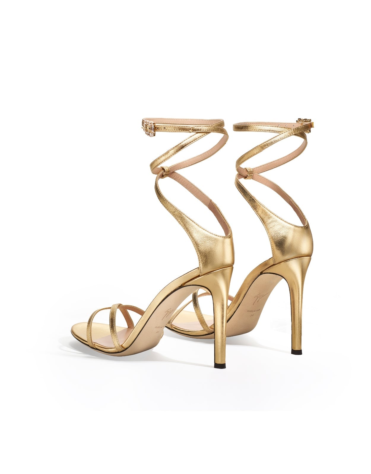 Vixen Strappy Sandals - Gold