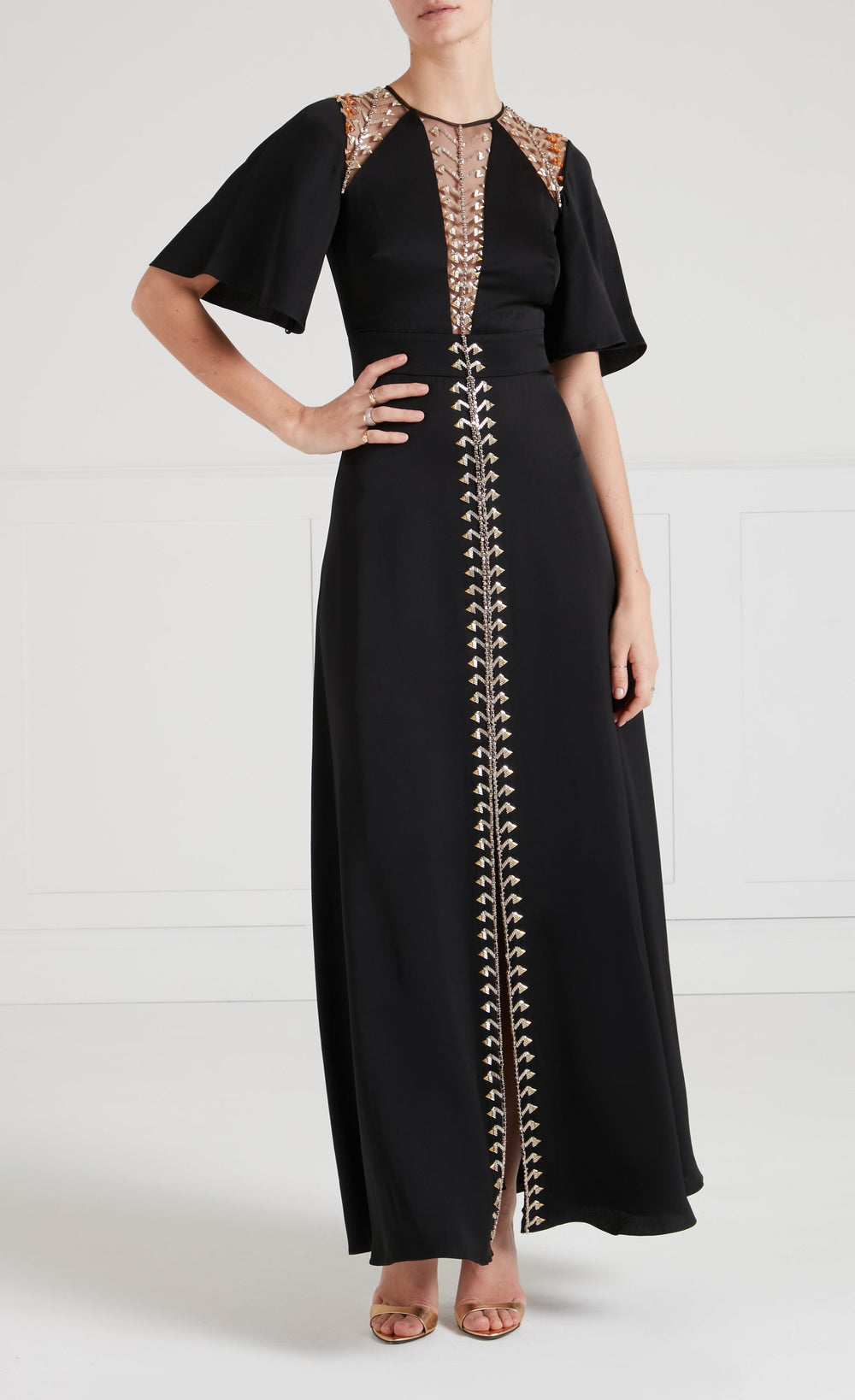 Wildlife Gown - Black