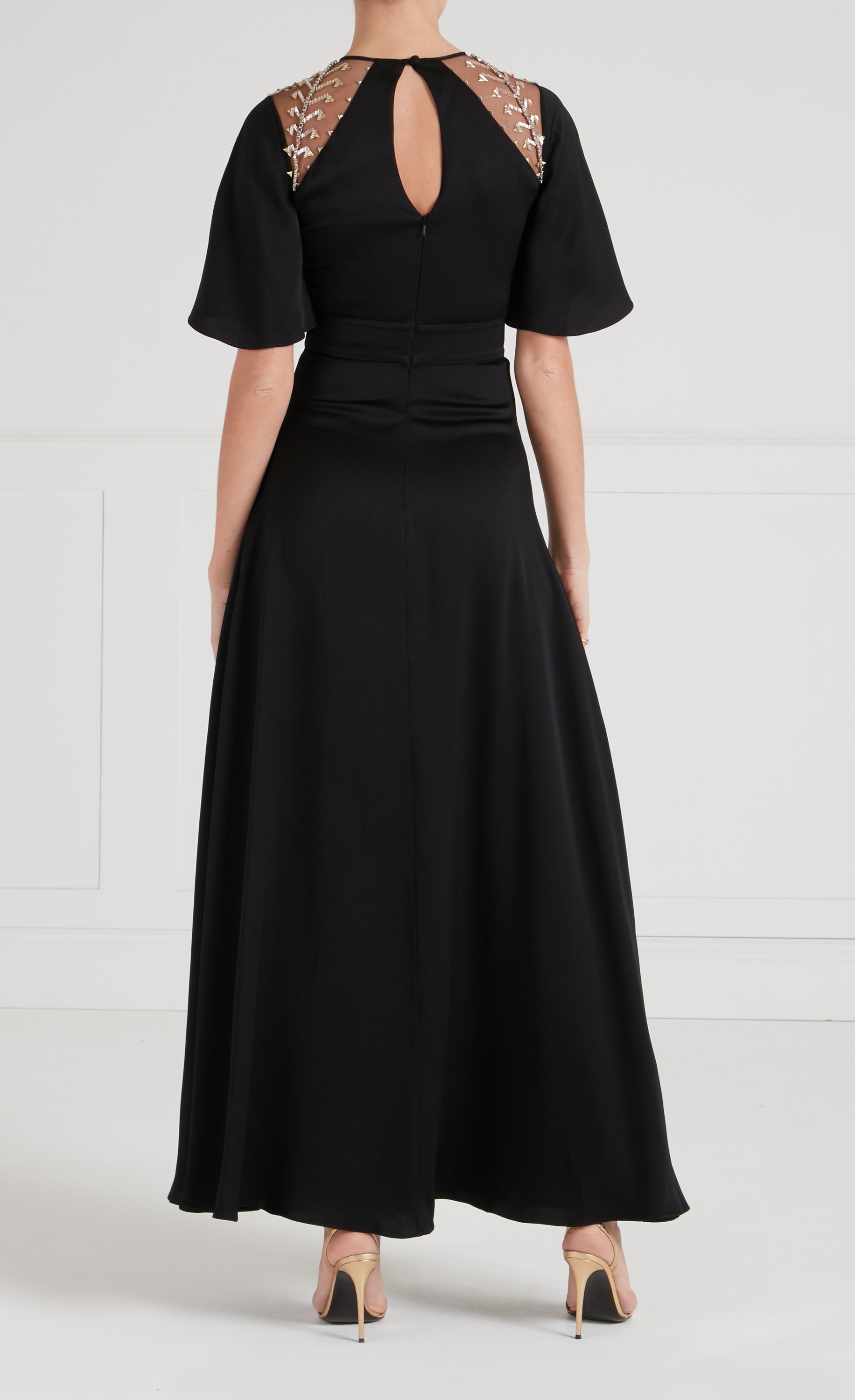 Wildlife Gown - Black