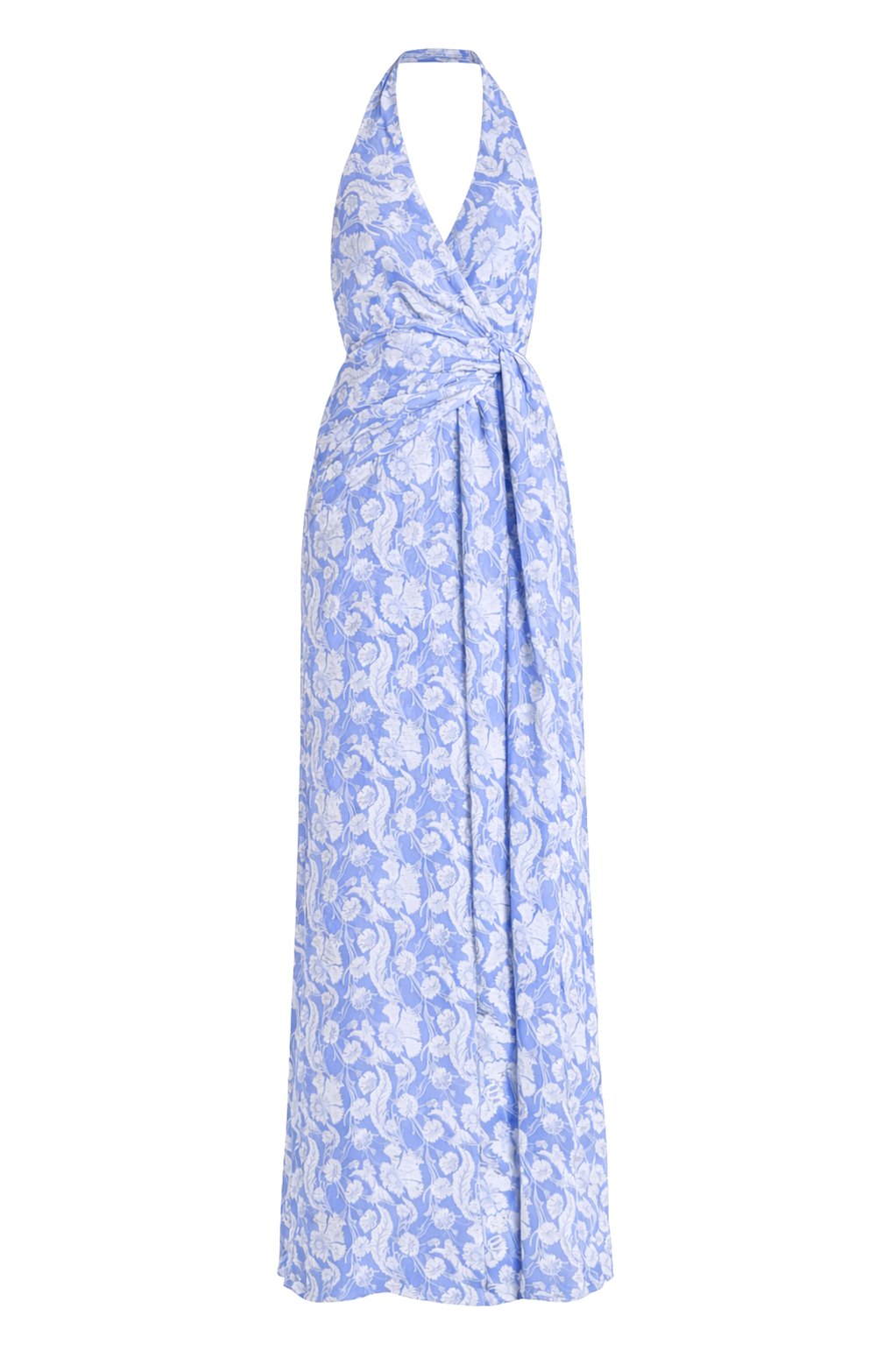 Celine Halter Dress - Lavender Blue