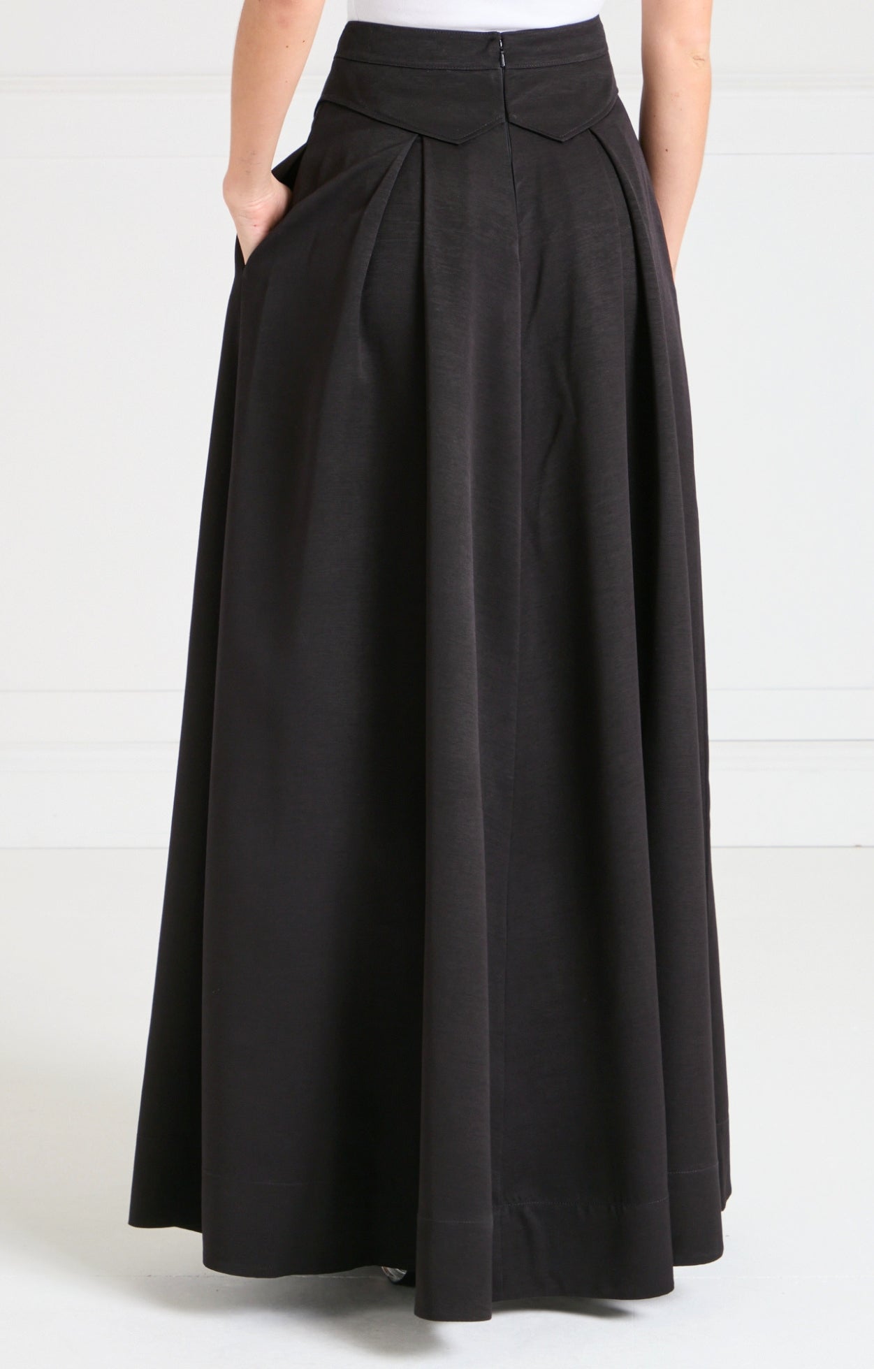 Elodie Full-Length Skirt - Black