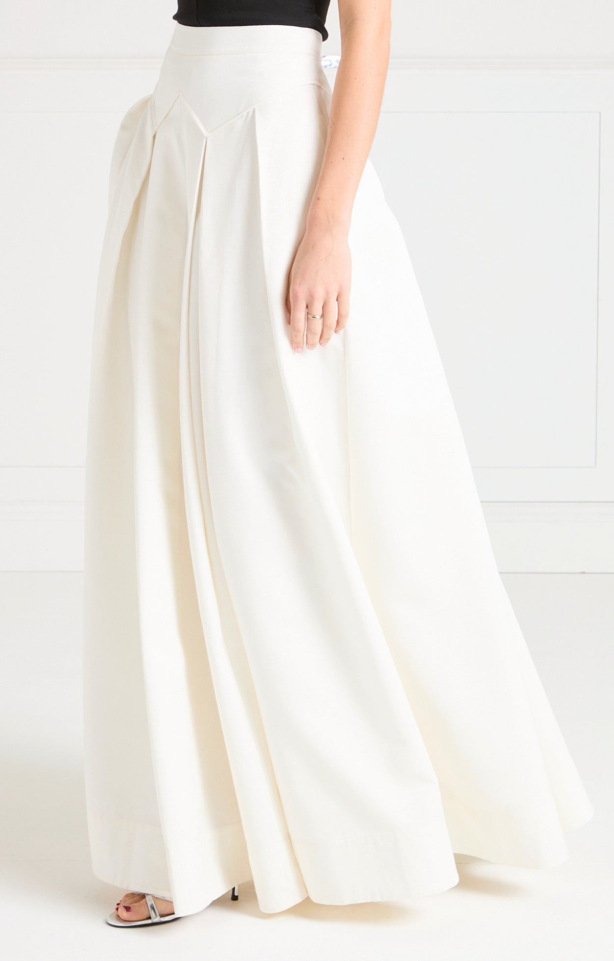 Elodie Full-Length Skirt - Ivory