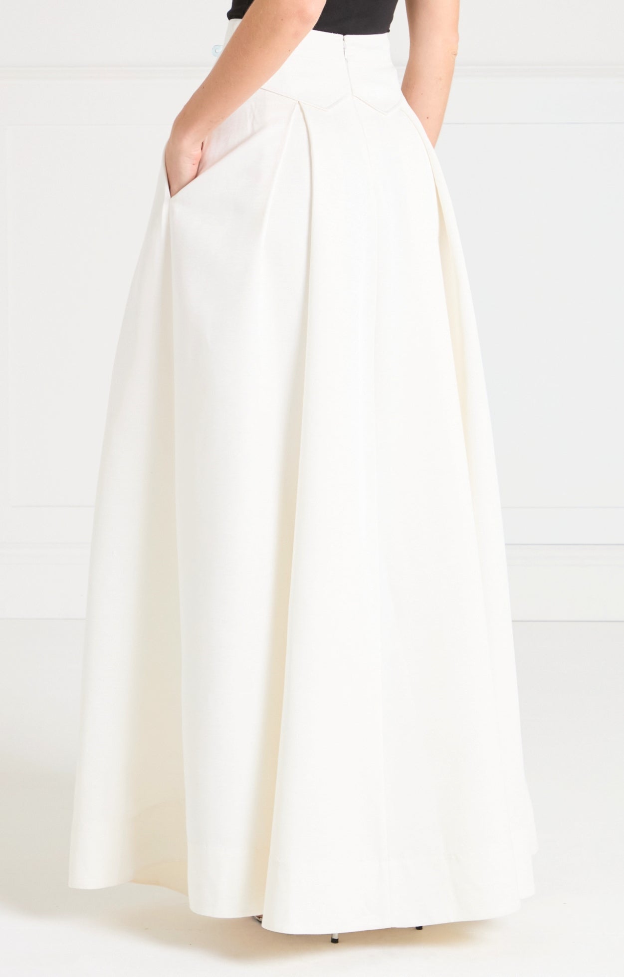 Elodie Full-Length Skirt - Ivory