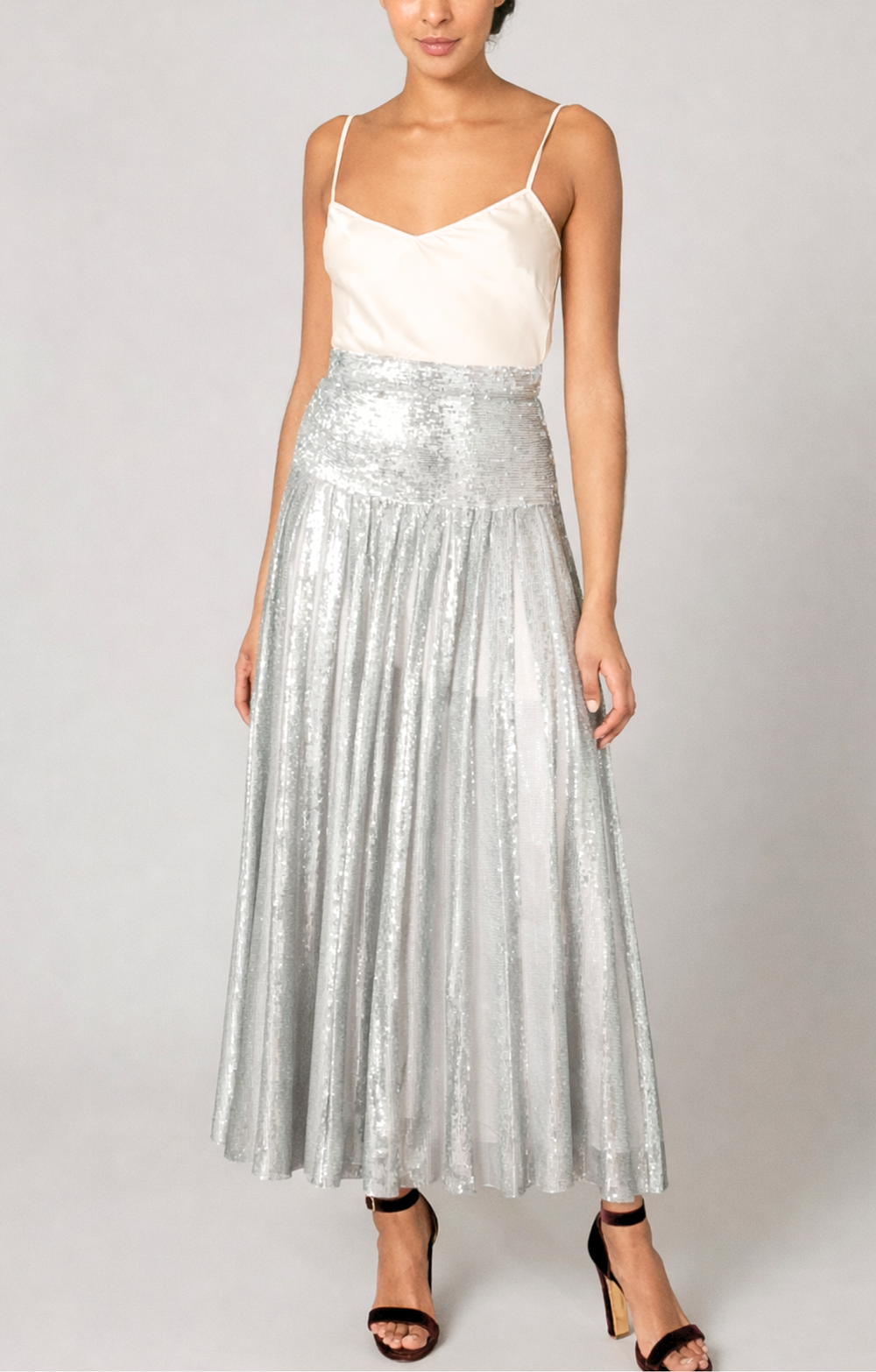 Filigree Skirt - Silver