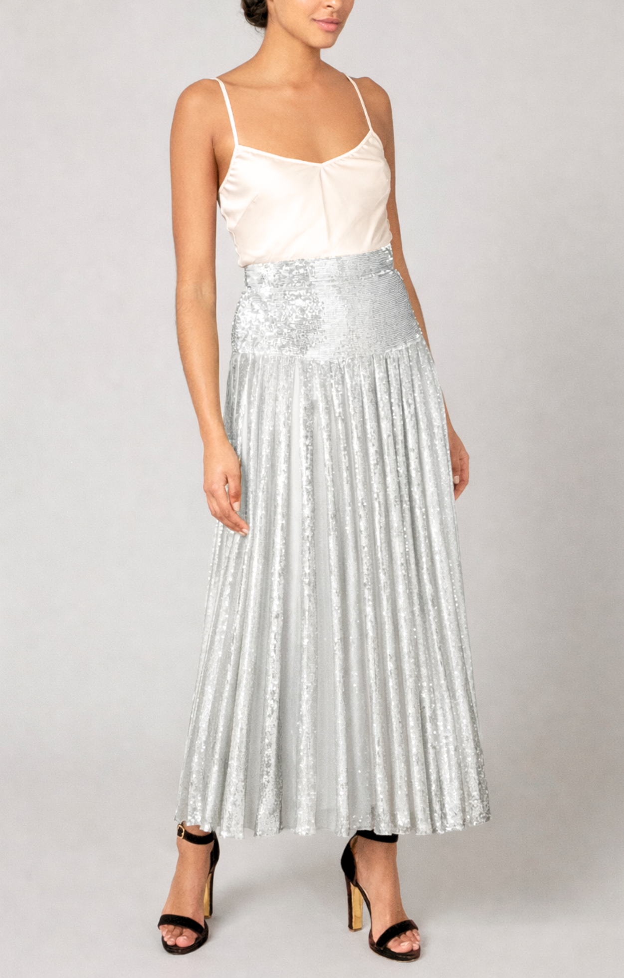 Filigree Skirt - Silver