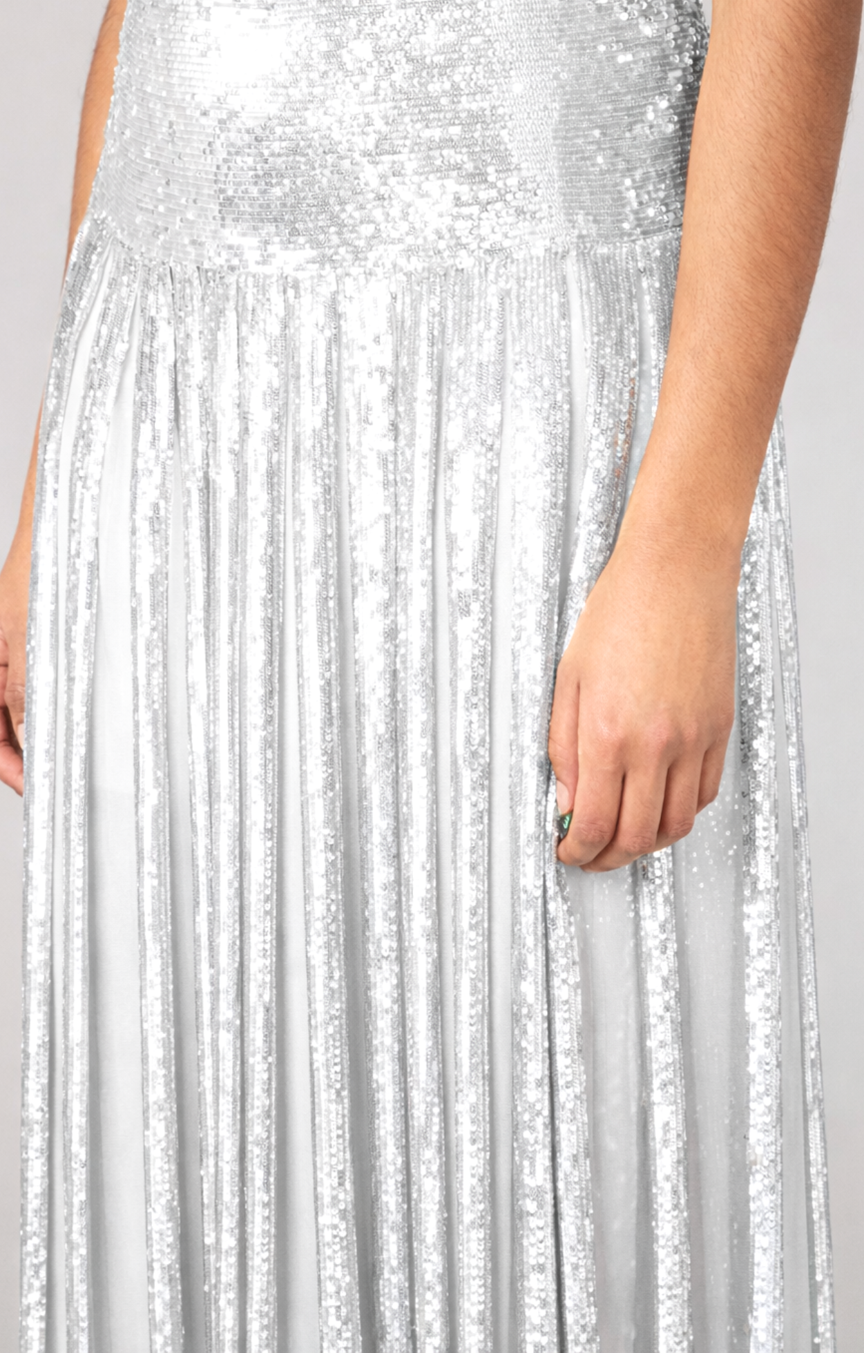 Filigree Skirt - Silver