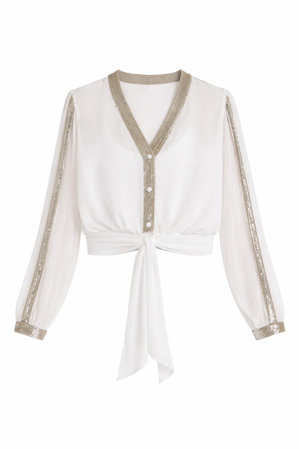 Filigree Blouse - Silver