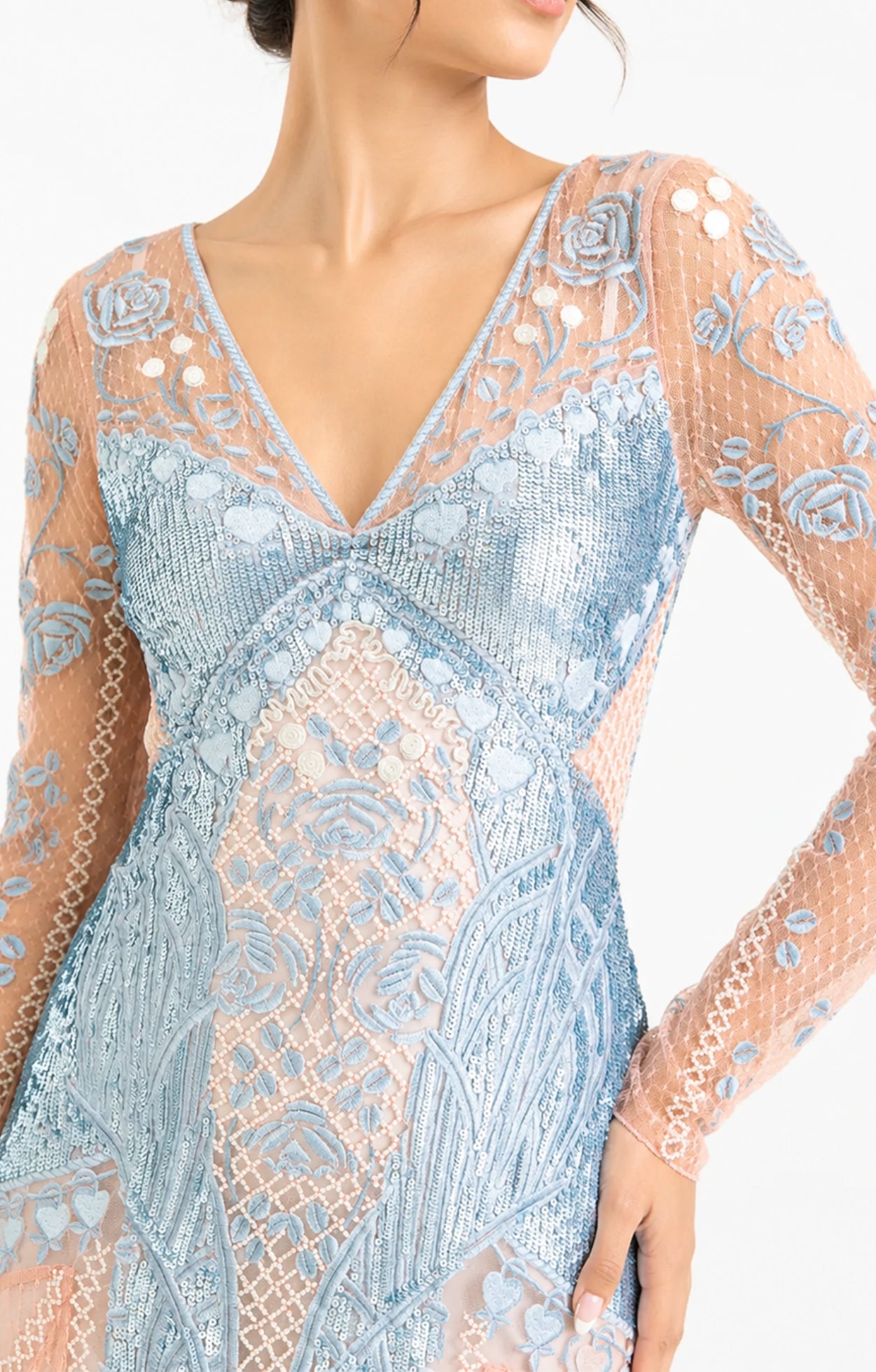Gigi Dress - Powder Blue