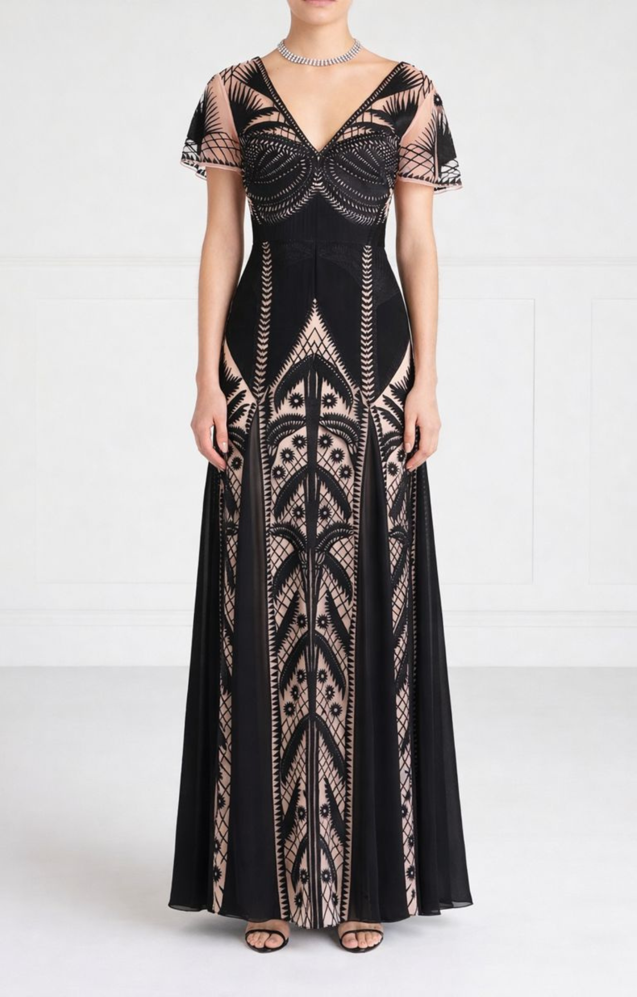 temperley black lace dress Kate Middleton's Temperley London Amoret Black Lace Gown
