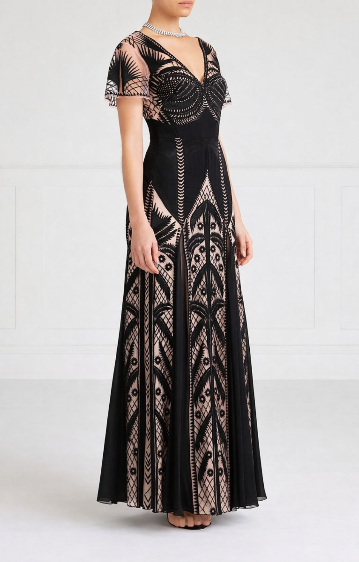 Giselle Gown - Black Mix