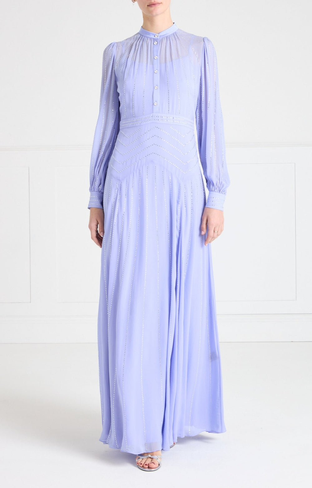 Villanelle Full Length Dress - Lavender Blue
