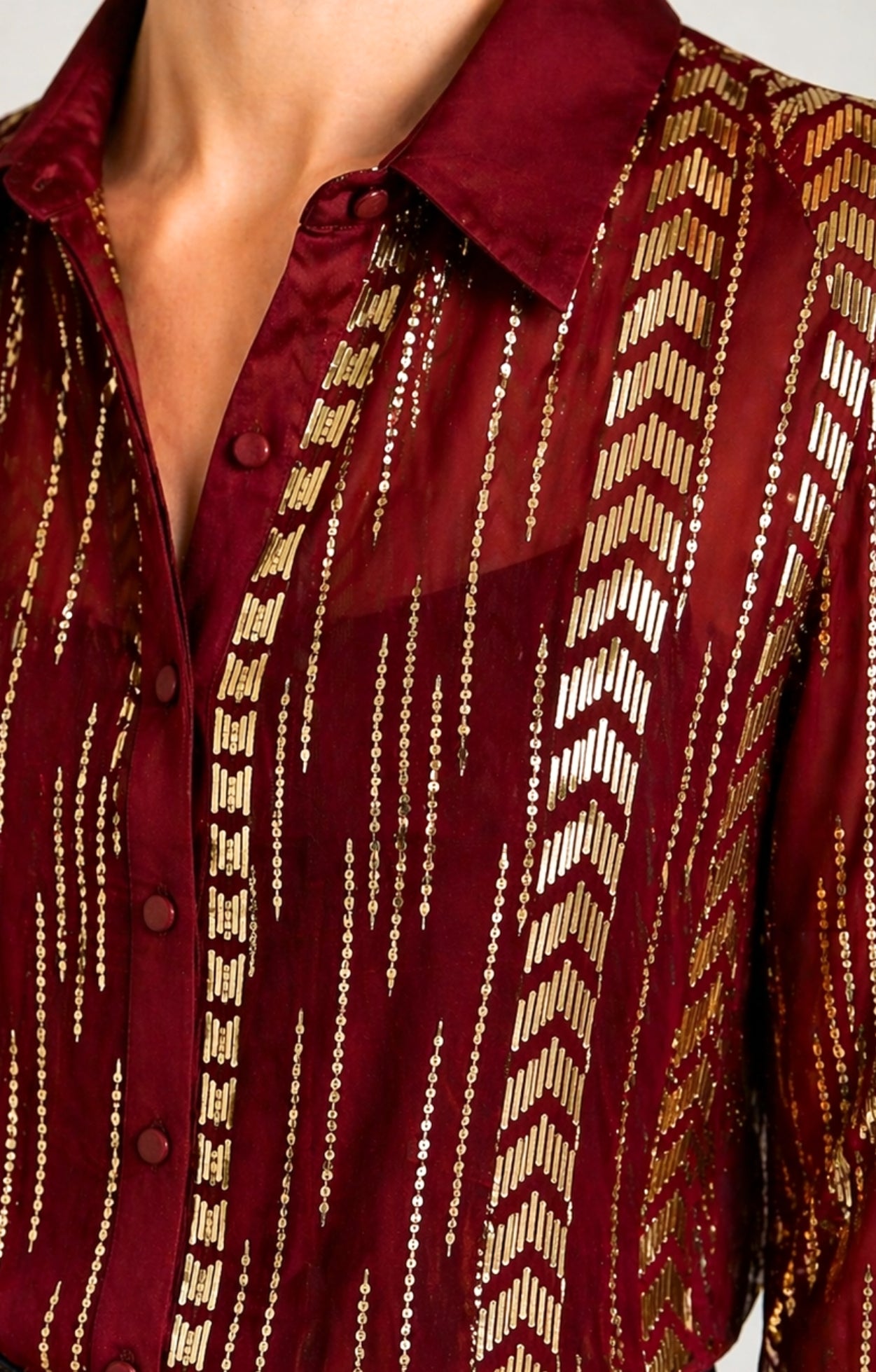 Viola Shirt - Claret