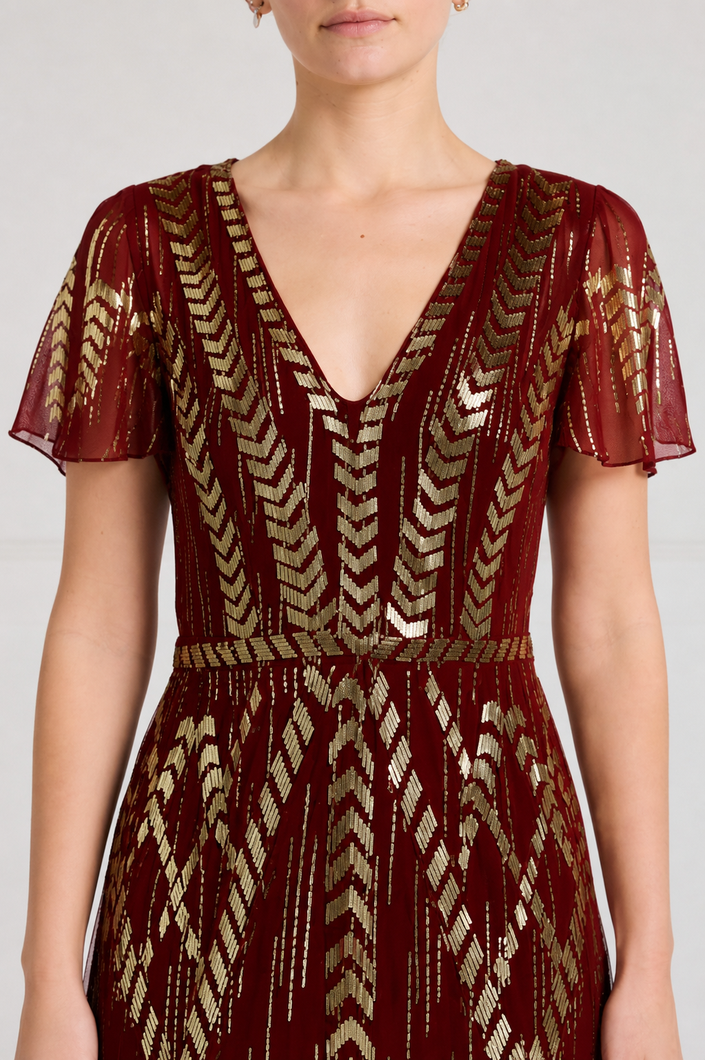 Viola Gown - Claret